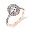 Oval Cut Classic Halo Engagement Ring - Jacalyn