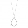Diamond Hoop Necklace - .50 Carats