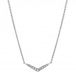 Diamond V Bar Necklace