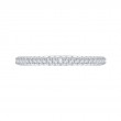 Diamond Half-Eternity Wedding Band in 14K White Gold