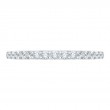 Diamond Half-Eternity Wedding Band In 14K White Gold