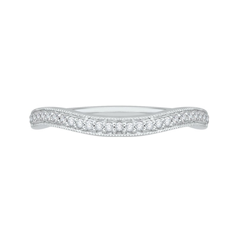 Diamond Wedding Band in 14K White Gold