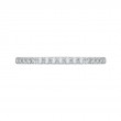 Diamond Half-Eternity Wedding Band in 14K White Gold