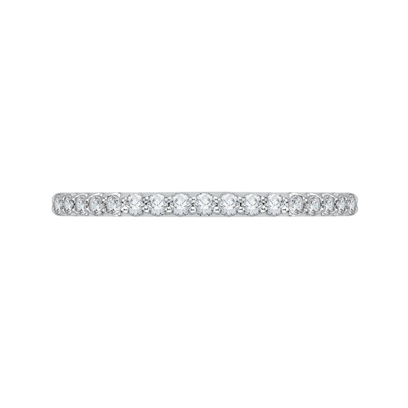 Diamond Half-Eternity Wedding Band in 14K White Gold