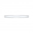 Plain Wedding Band in 14K White Gold
