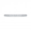 Round Diamond Wedding Band in 14K White Gold