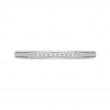 Round Diamond Wedding Band in 14K White Gold