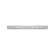 Round Diamond Wedding Band in 14K White Gold