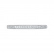 Round Diamond Wedding Band in 14K White Gold