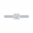 Diamond Engagement Ring in 14K White Gold
