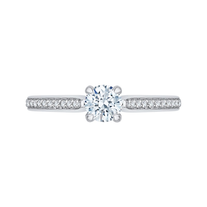 Diamond Engagement Ring in 14K White Gold