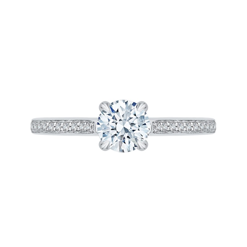 Diamond Engagement Ring in 14K White Gold
