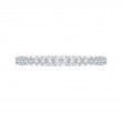 14K White Gold Round Diamond Wedding Band