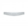 Round Diamond Wedding Band in 14K White Gold