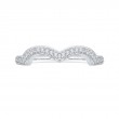 Round Diamond Wedding Band in 14K White Gold