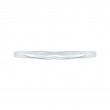 14K White Gold Plain Wedding Band