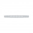 Round Diamond Wedding Band In 14K White Gold