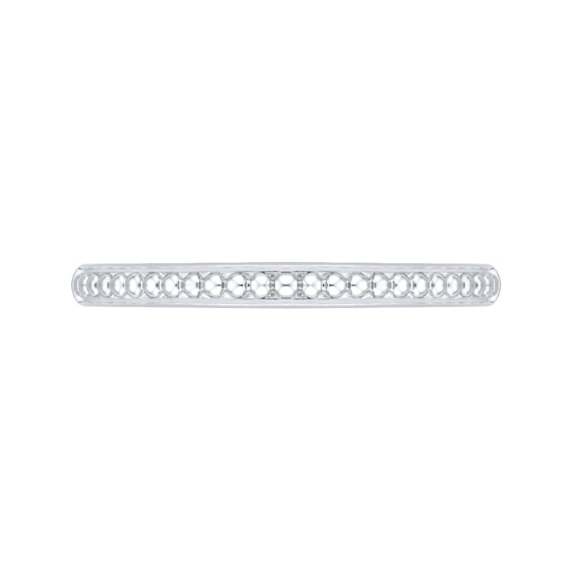 Plain Wedding Band in 14K White Gold