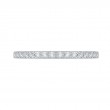 Round Diamond Half-Eternity Wedding Band in 14K Two Tone Gold