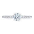 Diamond Engagement Ring in 14K Two Tone Gold