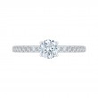 Diamond Engagement Ring in 14K Two Tone Gold