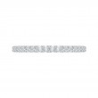 Round Diamond Wedding Band in 14K White Gold