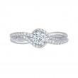 Diamond Engagement Ring in 14K White Gold