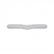 Round Diamond Wedding Band in 14K White Gold