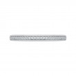 Round Diamond Half-Eternity Wedding Band in 14K White Gold