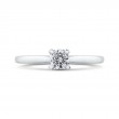 Diamond Engagement Ring in 14K White Gold