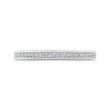 Round Diamond Half-Eternity Wedding Band in 14K White Gold