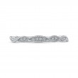 Round Diamond Half-Eternity Wedding Band in 14K White Gold