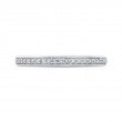 Round Diamond Wedding Band in 14K White Gold