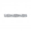 Round Diamond Wedding Band in 14K White Gold