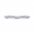 Round Diamond Wedding Band in 14K White Gold