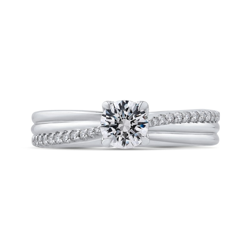 Diamond Engagement Ring in 14K White Gold
