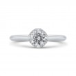 Diamond Engagement Ring in 14K White Gold