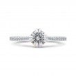 Diamond Engagement Ring in 14K Two Tone Gold