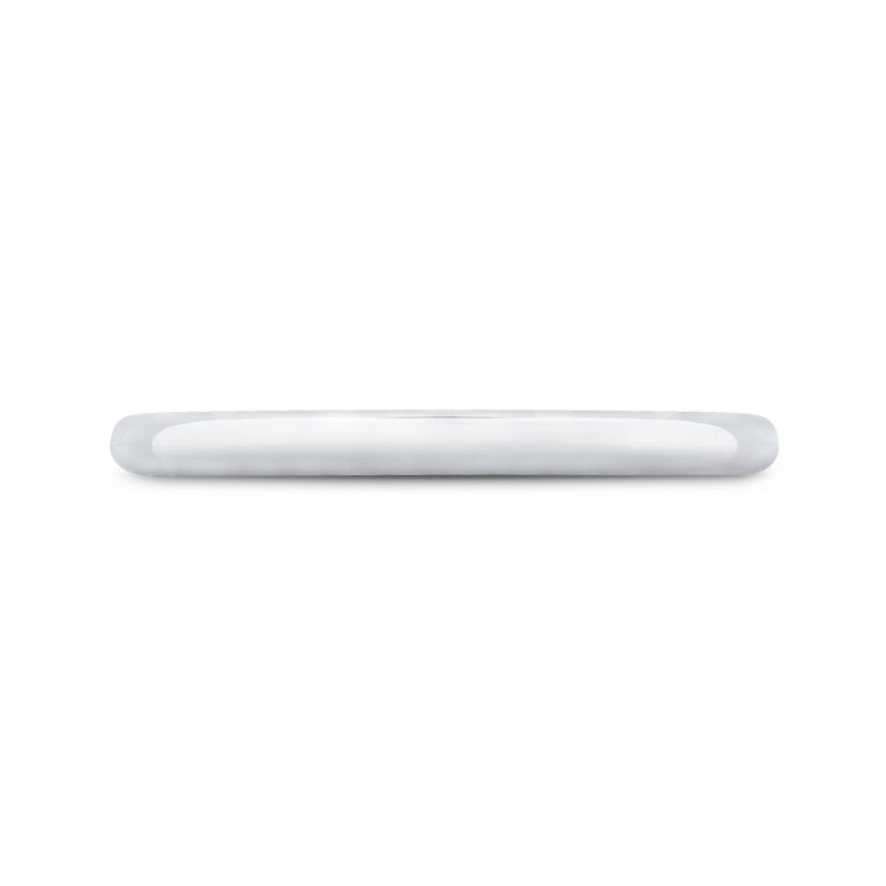 Plain Wedding Band in 14K White Gold