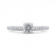 Diamond Engagement Ring in 14K White Gold