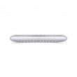 Round Diamond Wedding Band in 14K White Gold