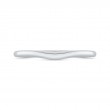 Plain Wedding Band in 14K White Gold
