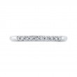 Round Diamond Wedding Band in 14K White Gold