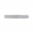 Round Diamond Half-Eternity Wedding Band in 14K White Gold