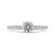 Diamond Engagement Ring in 14K White Gold