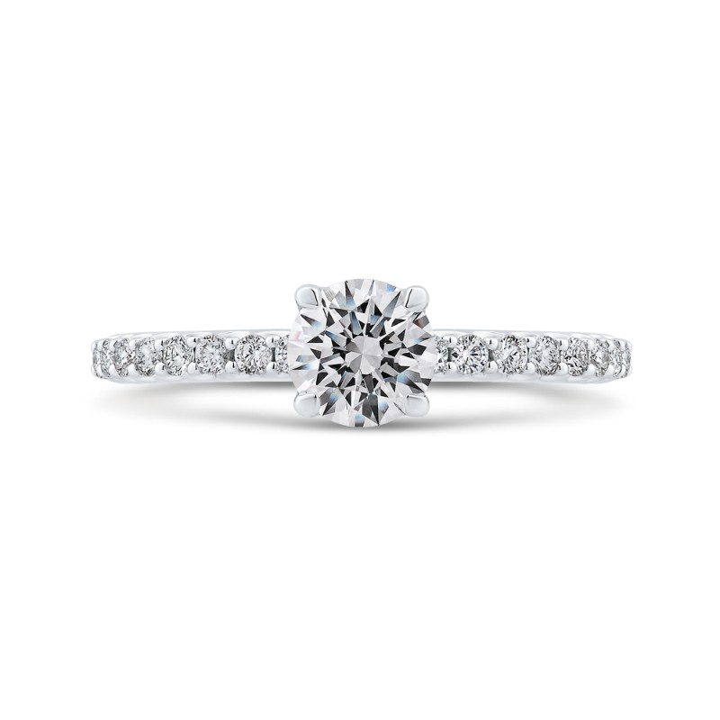 Diamond Engagement Ring in 14K White Gold