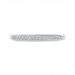 Round Diamond Wedding Band in 14K White Gold