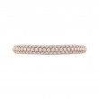 Round Diamond Wedding Band in 14K Rose Gold