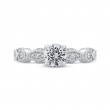 Diamond Engagement Ring in 14K White Gold