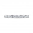 Round Diamond Wedding Band in 14K White Gold
